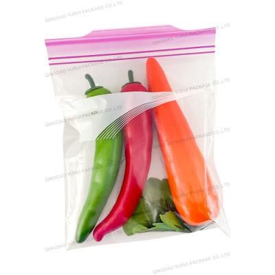 Food Packaging LDPE Double Ziplock Bag