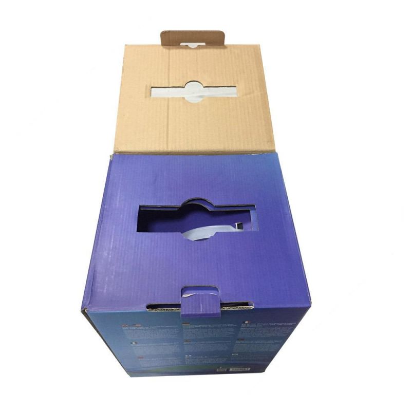 Plastic Carrying Cardboard Carton Box with Handle