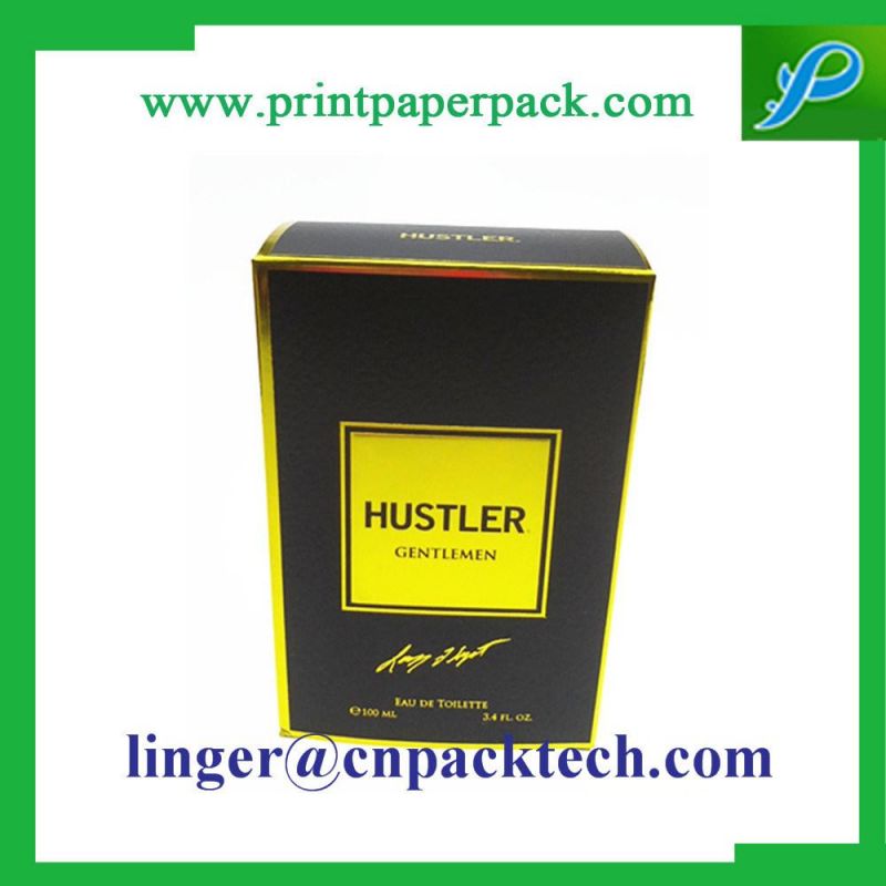 Customized Space Saving Folding Glossy Lamination Card Box