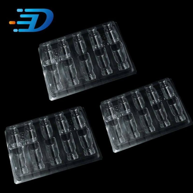 Custom Disposable 2ml 3ml 10ml Plastic Glass Vial Tray