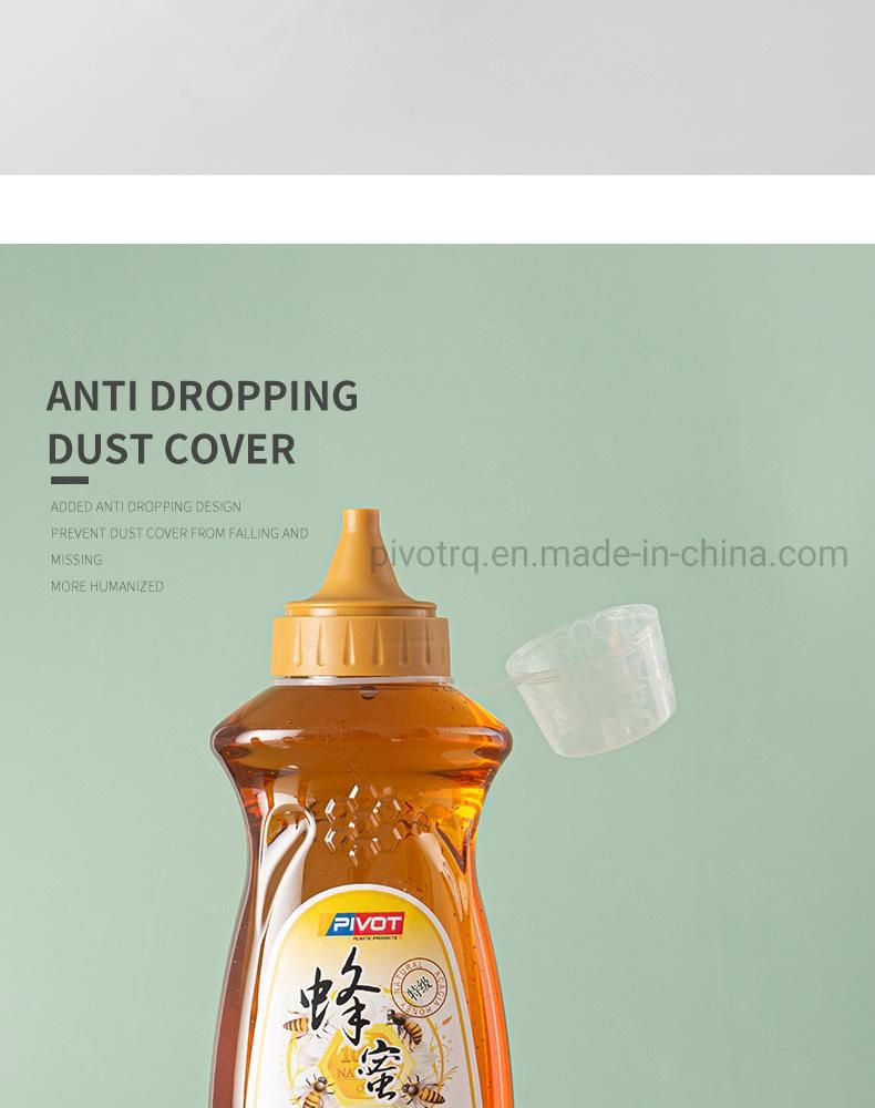 500g 800g 1000g Squeeze Bottle with Food Grade Pet for Honey Packaging