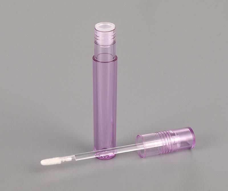 Factory Direct Sale 2.5ml Purple Transparent Empty Lip Gross Tube Lip Gloss Packaging Cute