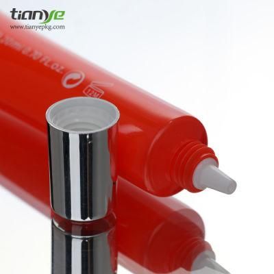 19 mm 20 Ml Orange Round Cosmetic Packaging Tube with Screw Cap