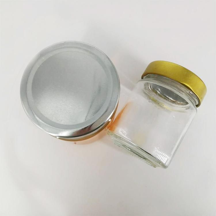 3oz 7oz 10oz Clear Glass Ergo Food Jars with Metal Lug Cap