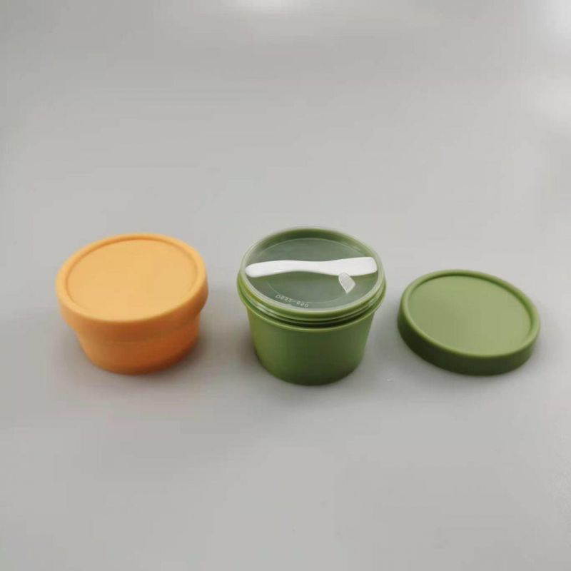 Luxury Travel Matte Plastic Lush Cream Jar 50ml 100ml 200ml 250ml PP Face Clay Cream Jar