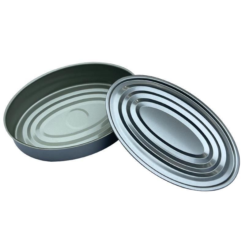 601# Color Printing Tuna Fish Oval Empty Tin Cans