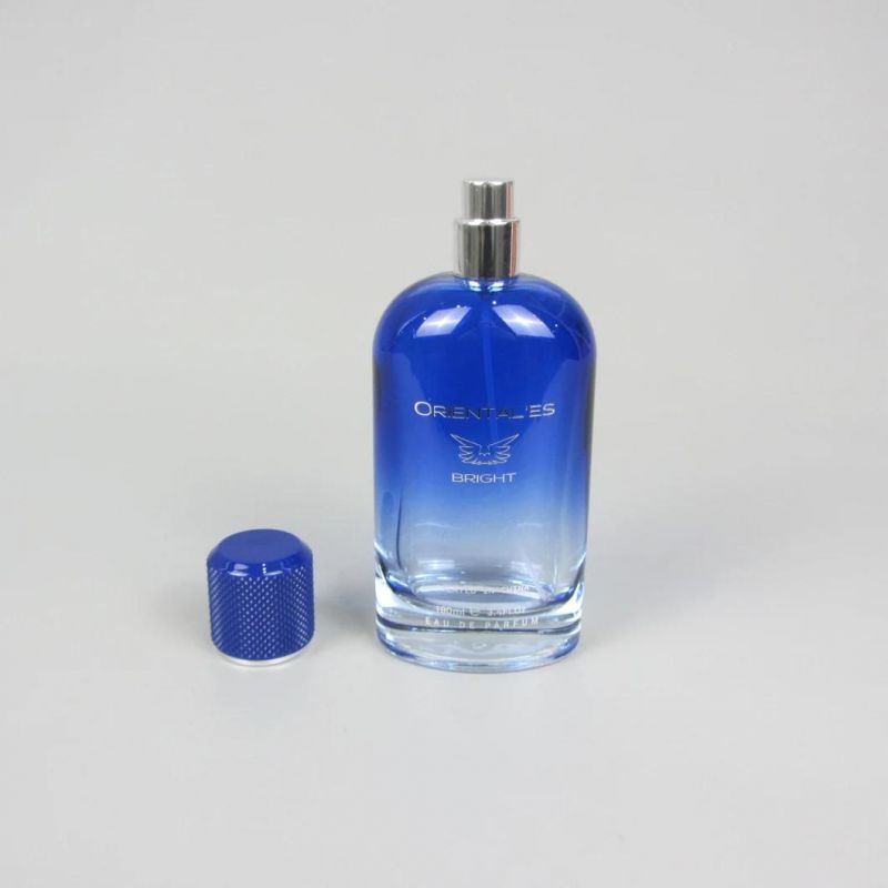 Cosmetic Refillable Fine Mist Spray Glass Perfume Bottle with Caps