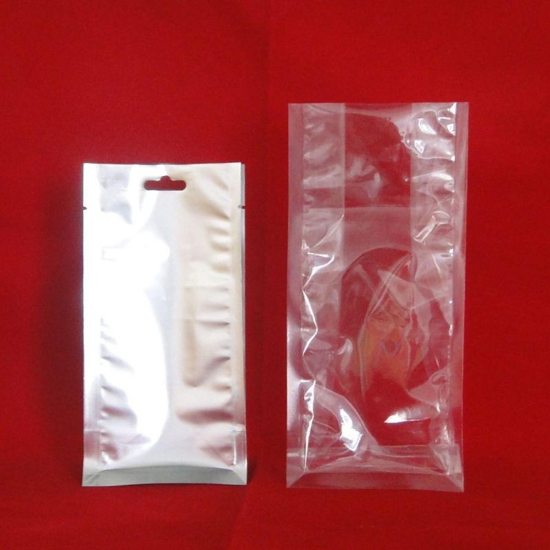 Custom Transparent Side Gusseted Nut Plastic Packaging Bag