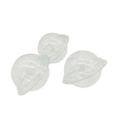 7cm Bath Bomb Clear Pet Double Clamshell Packaging