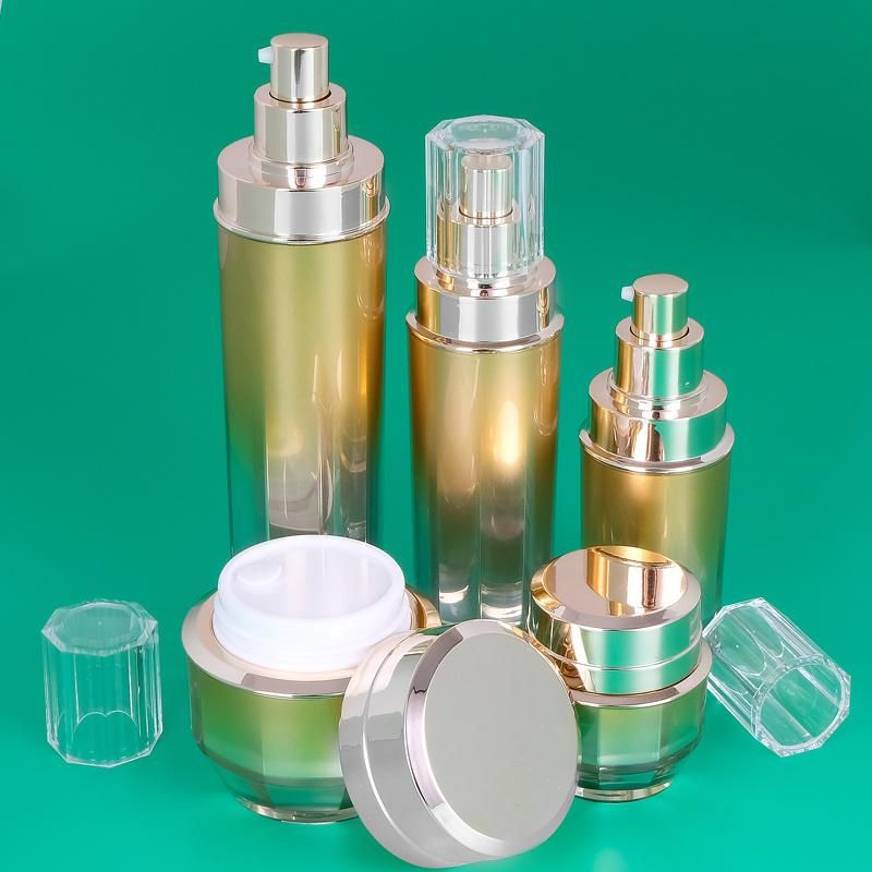 Wholesale Packaging 30ml 50ml 100ml Plastic Cream Bottle Acrylic Cosmetic Jars for Cosmetic Packaging