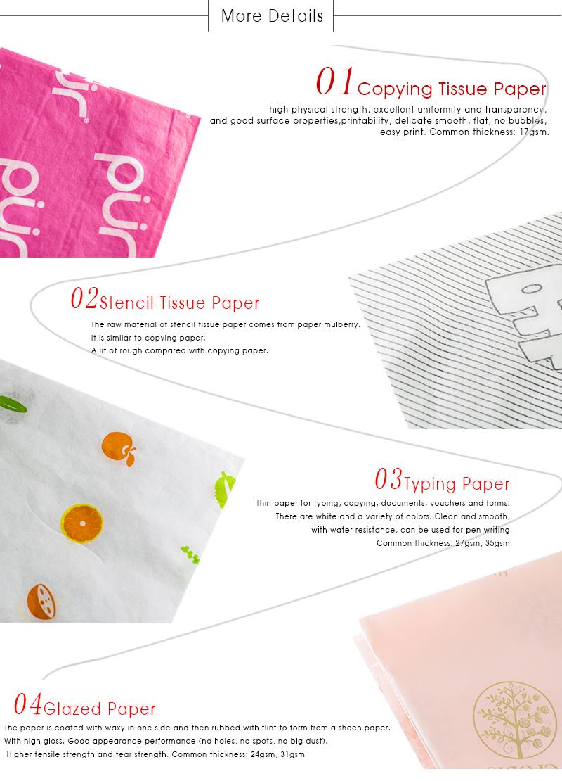 New Arrival Customized Clothing Wrapping Tissue Paper