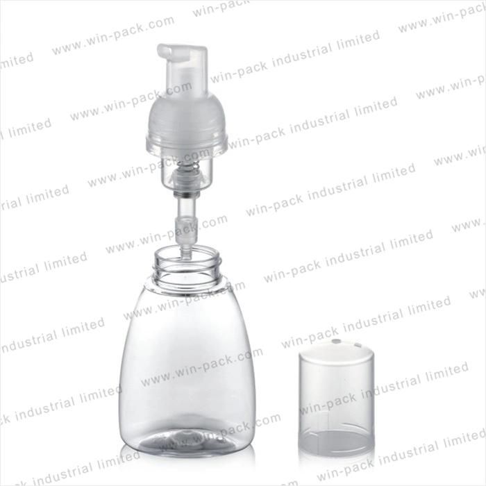 80ml Cosmetic Special Shape Clear Plastic Lotion Liquid Soap Pump Bottle Wholesale