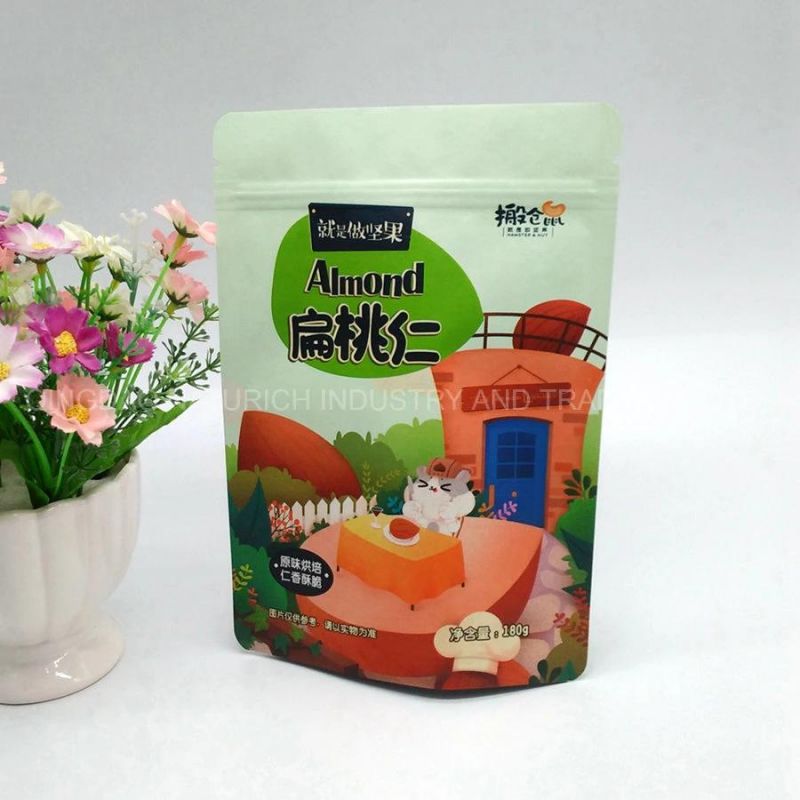 250g 500g 1kg Kraft Standing up Pouch Bag/ Craft Paper Pouches for Nuts