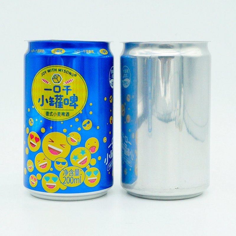 Slim 185ml Beer Cans with 200 Lids