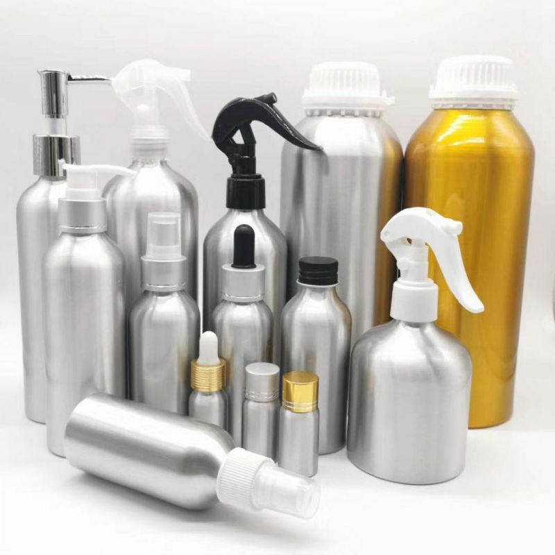 High Quality 500 Ml Cosmetic Refillable Aluminum Spray Bottle