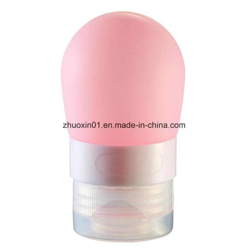 Colorful Silicone Soft Bottle with Flip Top Cap for Bb Cream