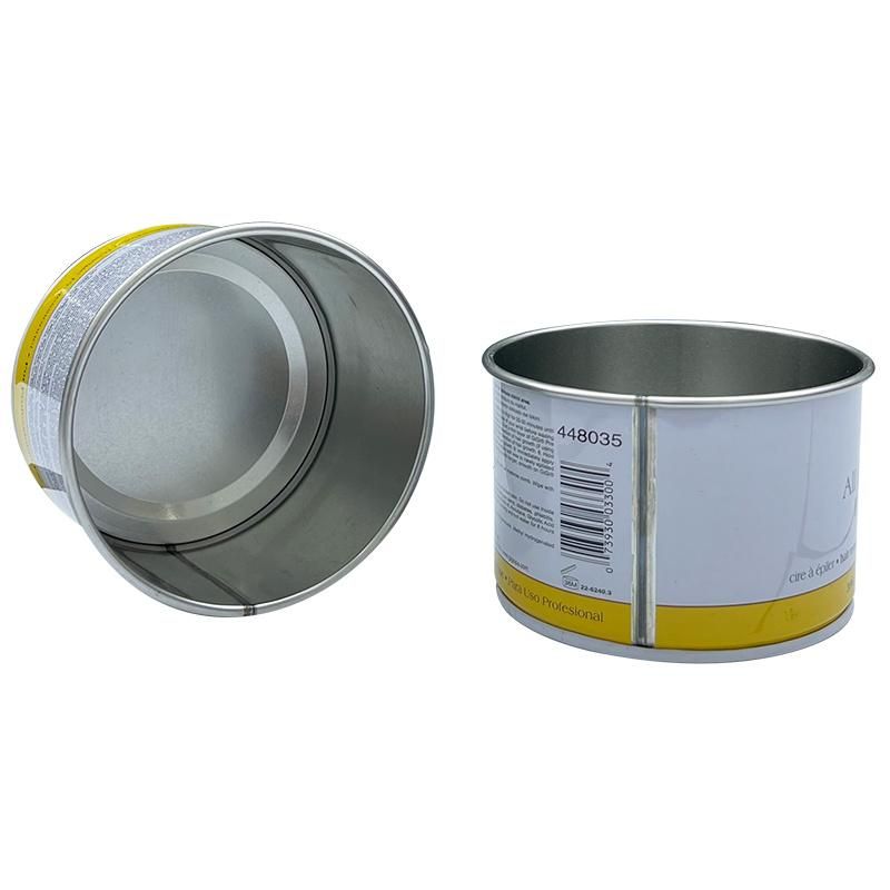 964# Wholesale Print Non-Standard Edge Curl Can Empty Round Tin Cans Food Can with Easy Open Lid