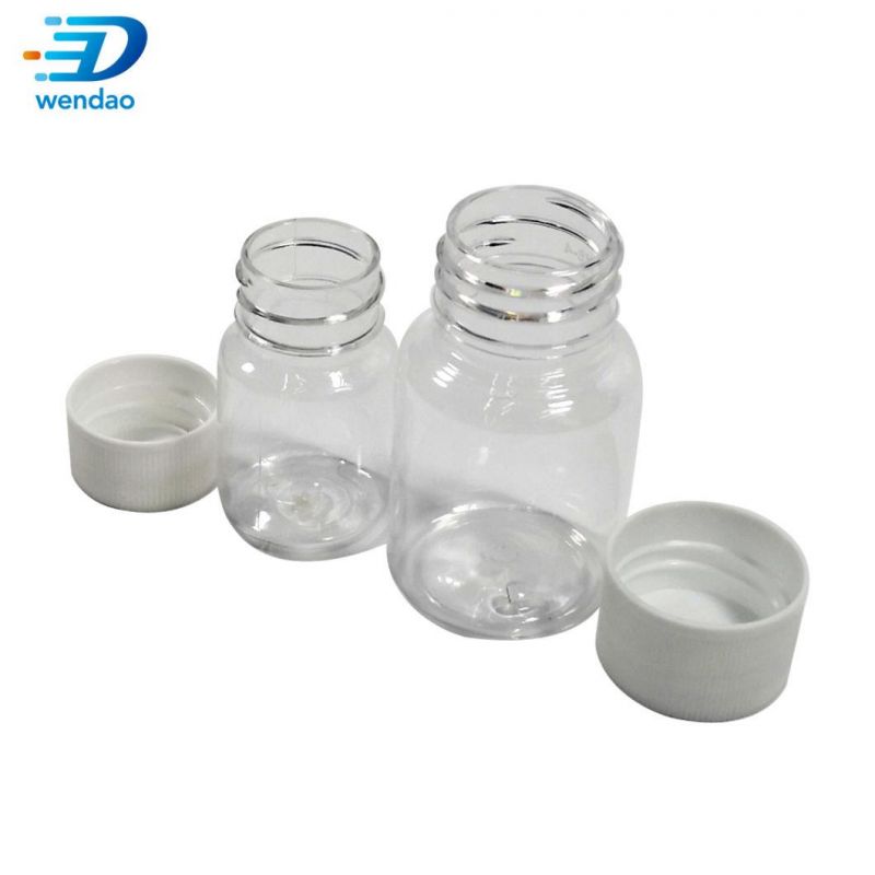 Wholesale Cr HDPE White 60ml Plastic Pill Bottle 45ml Capsule Storage Container with Child Proof Lids