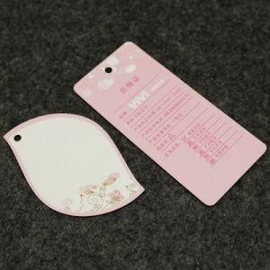 Customized New Hang Tags Triangle Kind of Hang Tags Disclaimer Hangtag