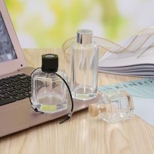 Wholesale Small Clear Glass Reed Diffuser Aroma Bottle Air Fresher Container