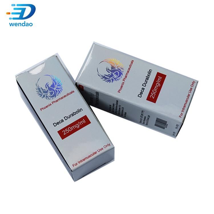 Free Design Custom Printing with Holographic Logo Gen Pharma Labs Steroid 10ml Vial Box