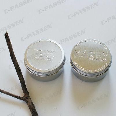 Hot Selling Round Manufacturer 60g Aluminium Empty Cosmetic Cream Jar