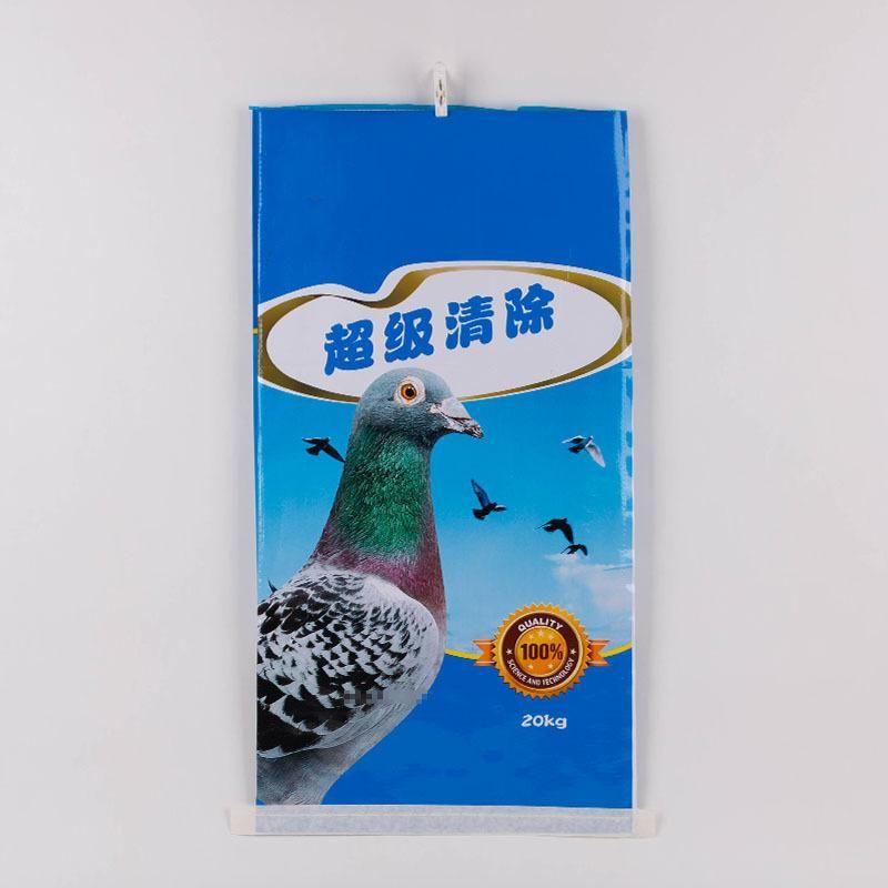 Aquatic Feed BOPP Laminated PP Woven Packaging Bag Duck Feed Sacks Packing