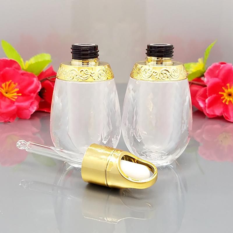 in Stock Ready to Ship Hot-Selling Perfume Bottles Gold Glass Dropper Bottle 10ml for Essential Oil Fragrance Bottle