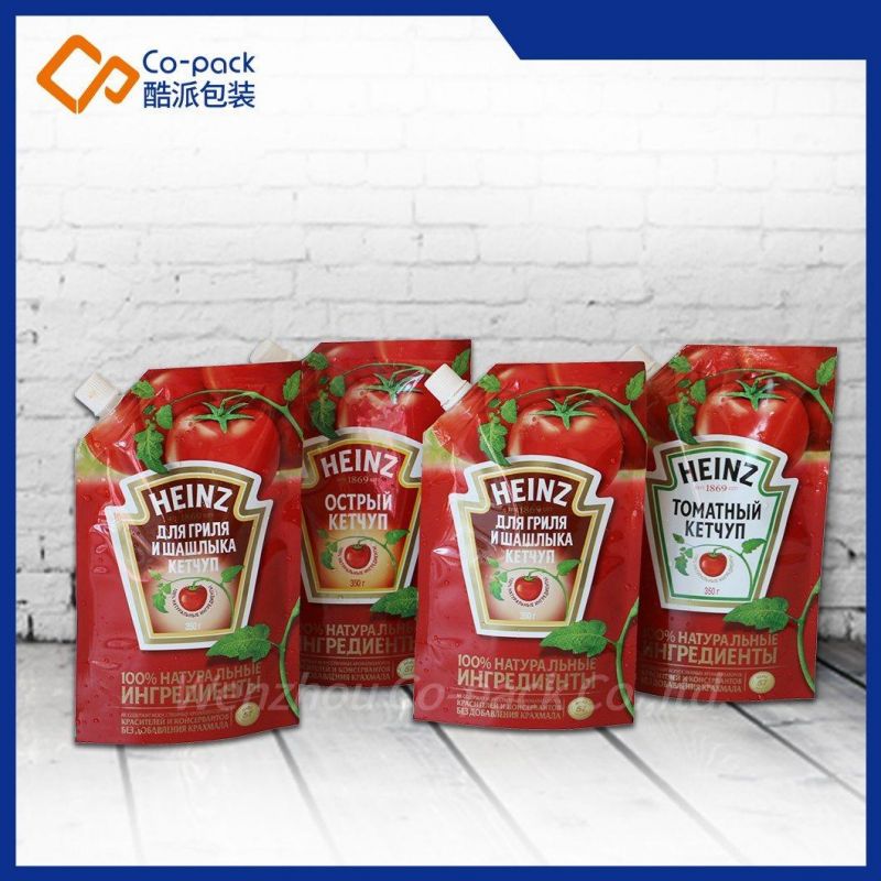 Stand up Shape Bags for Tomato Sauce Packaging