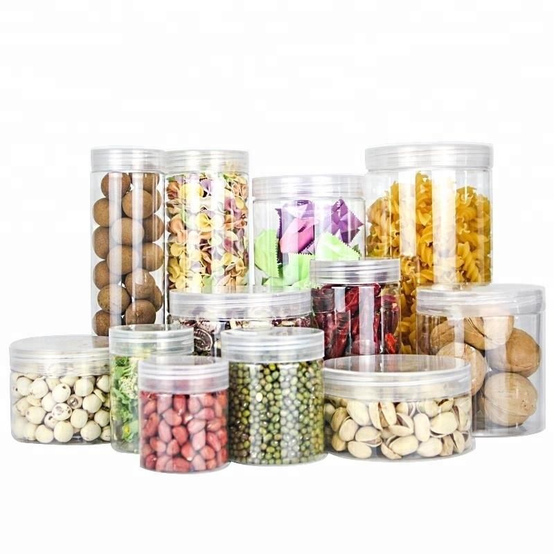 Wide Mouth Container with Gold Aluminum Lids Jar Food Packaging