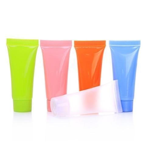 Hand Cream Lipstick Makeup Cosmetic Package Container Matte Pink Soft PE Tubes with Squeez Bottle