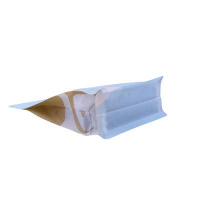 Biodegradable Box Pouch Coffee Bag with Valve and Zipper
