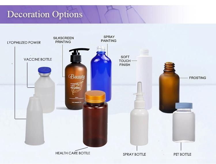 Plastic Bottle, Cosmetics, Perfume, Shampoo, Medicine, Spray, Vaccine, Bottle