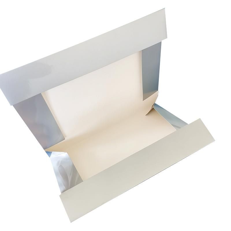 Good Price Custom Printing Folding Flat Pack White Card Paper Box for Cake