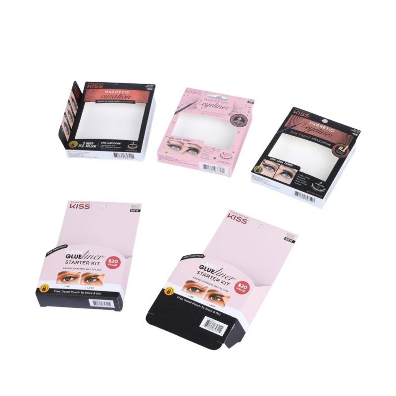 Custom Eyelash Packaging Box with Logo Printing Label Lash Boxes Packaging Faux Mink Lashes Strips Empty Case Bulk Box