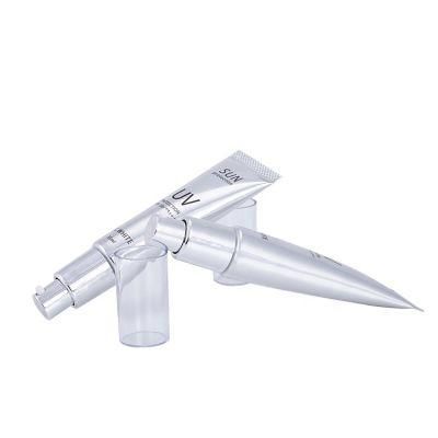 High Quality 50ml Silver High Gloss Laminated Tube for Cosmetic Packaging