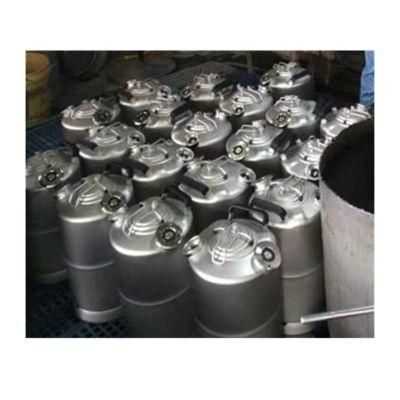 Stainless Steel 304 Cleaning Can with Two Spears Bar Accessories Brewing Keg Beer Line Cleaning Kegs