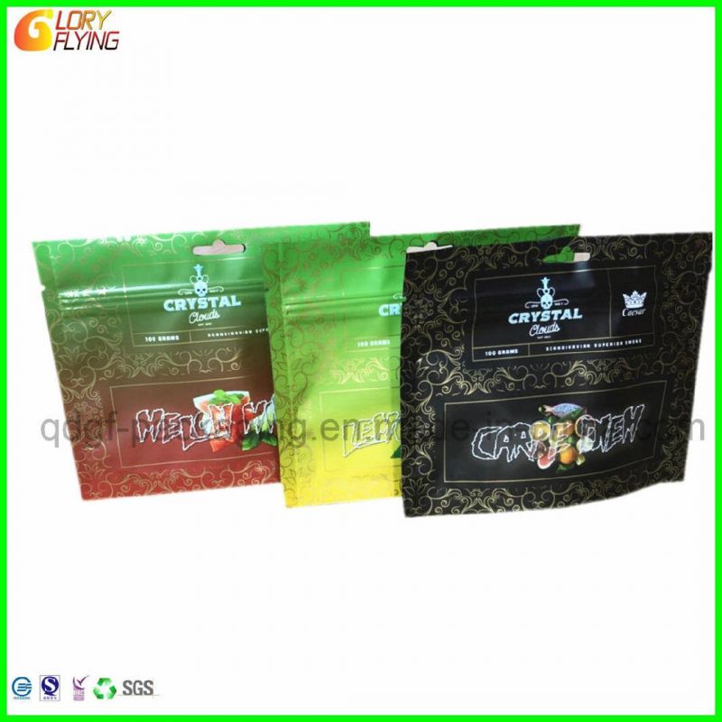 Packaging Bags for Packing Cigar/Plastic Bag with Zipper for Tobacco