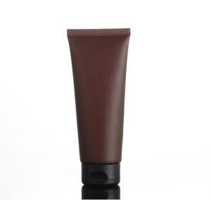 100ml Round Amber Matte Cosmetic Tube with Flip Top Cap