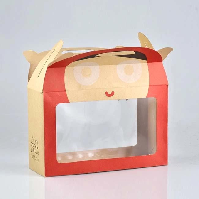 Brown Kraft Paper Box with PVC Window