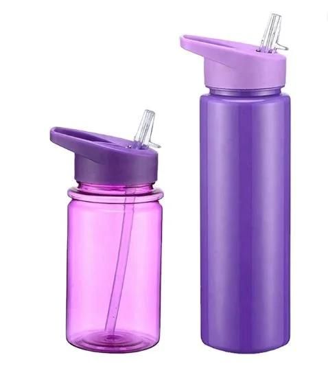 Water Bottle for Kids Custom OEM Plastic Tritan Straw Drinking Children School BPA Free