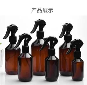 100ml150ml200ml300ml400ml500ml Pet Plastic Amber Green Color Trigger Spray Water Cleaning Bottle