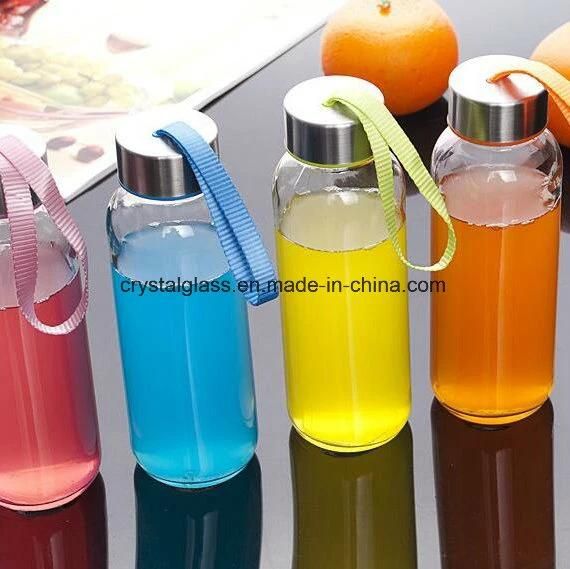 Customize Logo Printing Water Bottle Glass 300ml 500ml