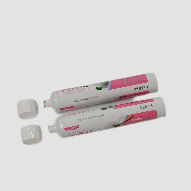 Toothpaste Tube Tooth Paste Tube 80ml 80g Cosmetics Screw Cap Abl Laminate Tube Packaging Plastic White Round 10000PCS OEM ODM