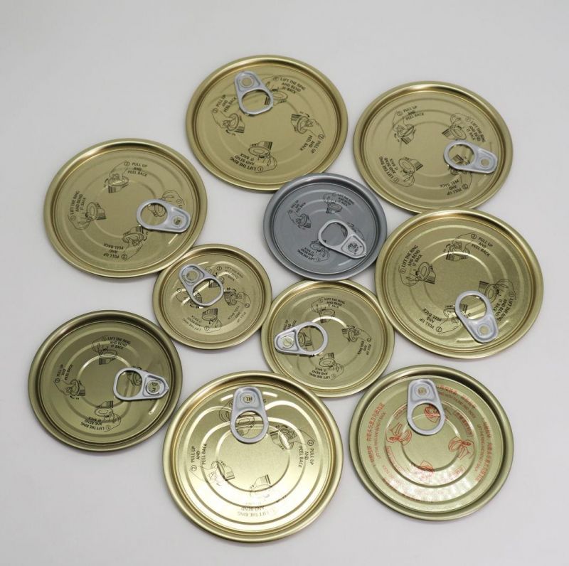 Tinplate Easy Open Lid for Food Can End Easy Open Lid Manufacturer Easy Open Lid