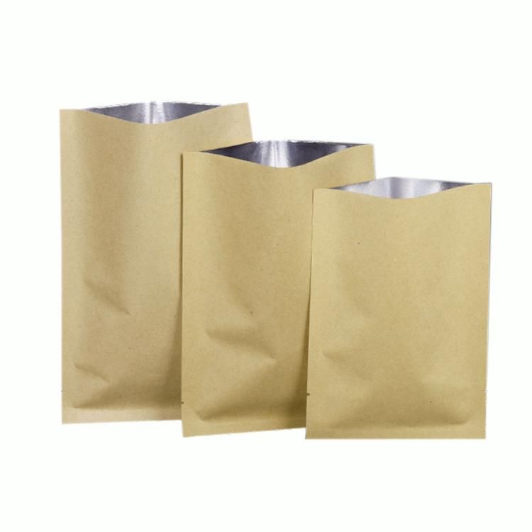 Three Side Seal Aluminum Foil Golden Foil Packaging Bag