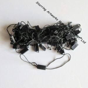 Black Color Nylon Hang Tag String for Garment Accessory