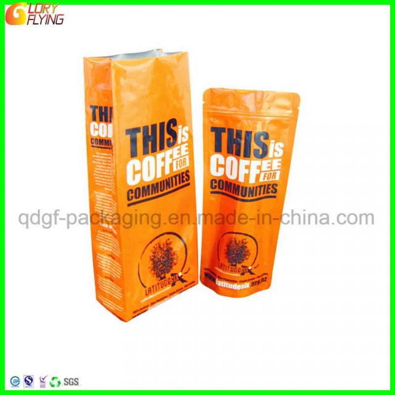 Top Quality Plastic Coffee Bag with One-Way Degassing Valve for Coffee Bean Packaging