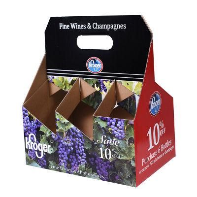 Cardboard Paper 6 Pack Bottles Beer Box