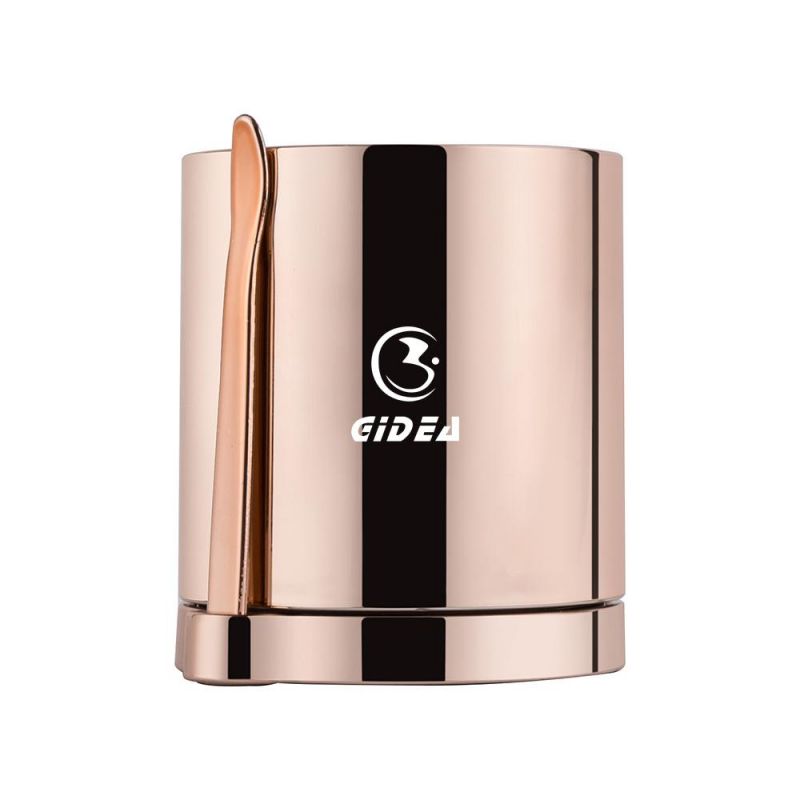 50g 80g PETG Rose Gold Cosmetic Lotion Bottle Containers with Lid